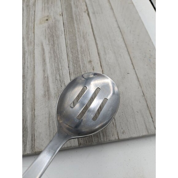 Vollrath 527 Stainless Steel Slotted Serving Spoon 12" - Picture 8 of 8